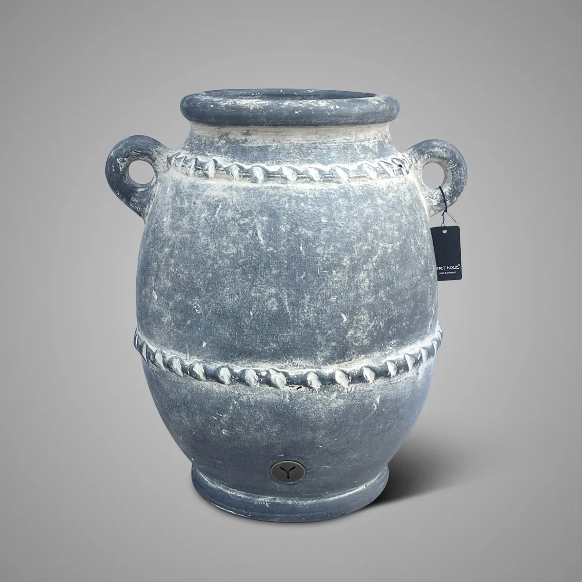 Planter Grande  with Lines Ancient Clay M D.28 H.36