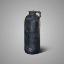 Bottle Basic One Ear Basalt L D.19 H.46