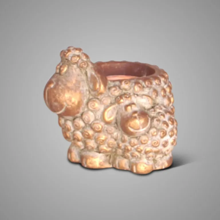 Tealight Funny Sheep Jewel D.14 H.12